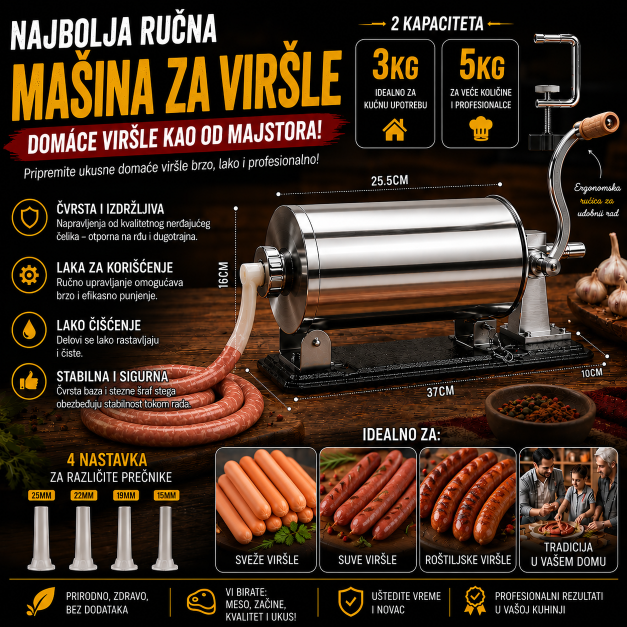 HORIZONTALNI TOP ZA KOBASICE