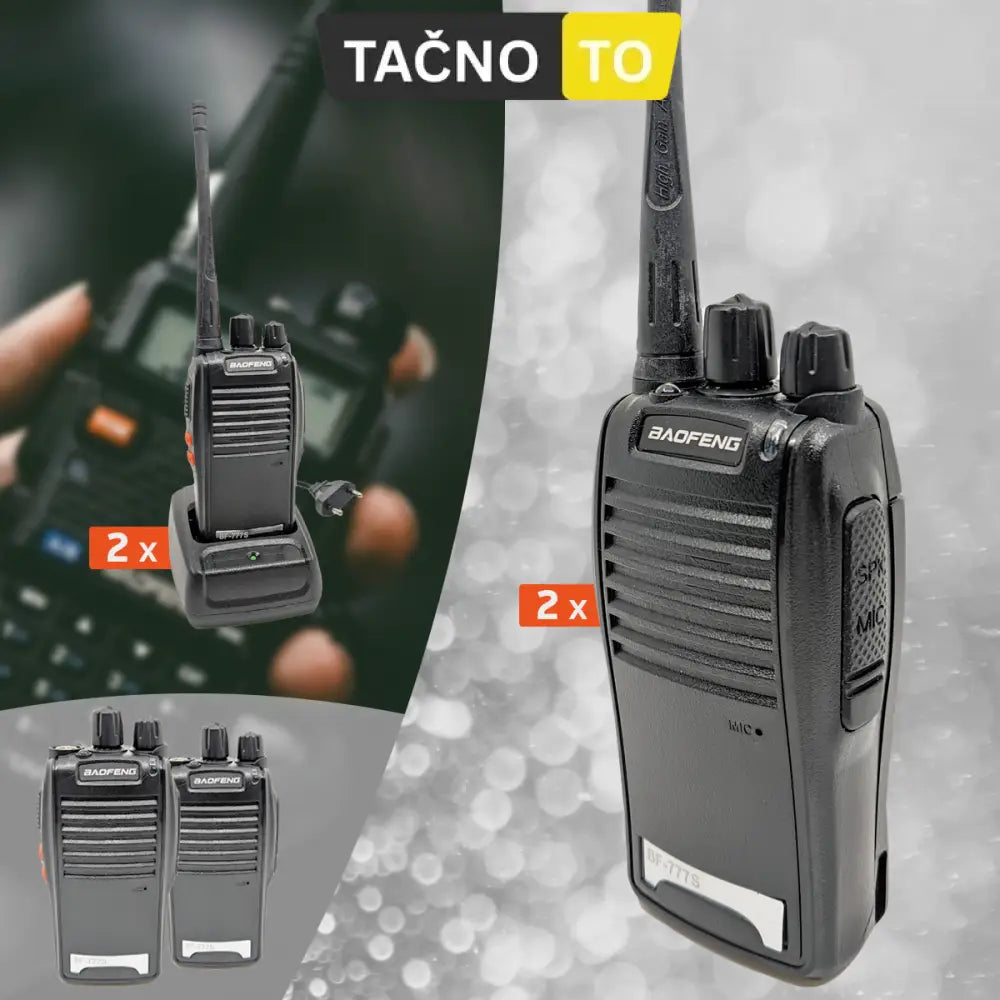 BF-777S BAOFENG WALKIE TALKIE SET Elektronika