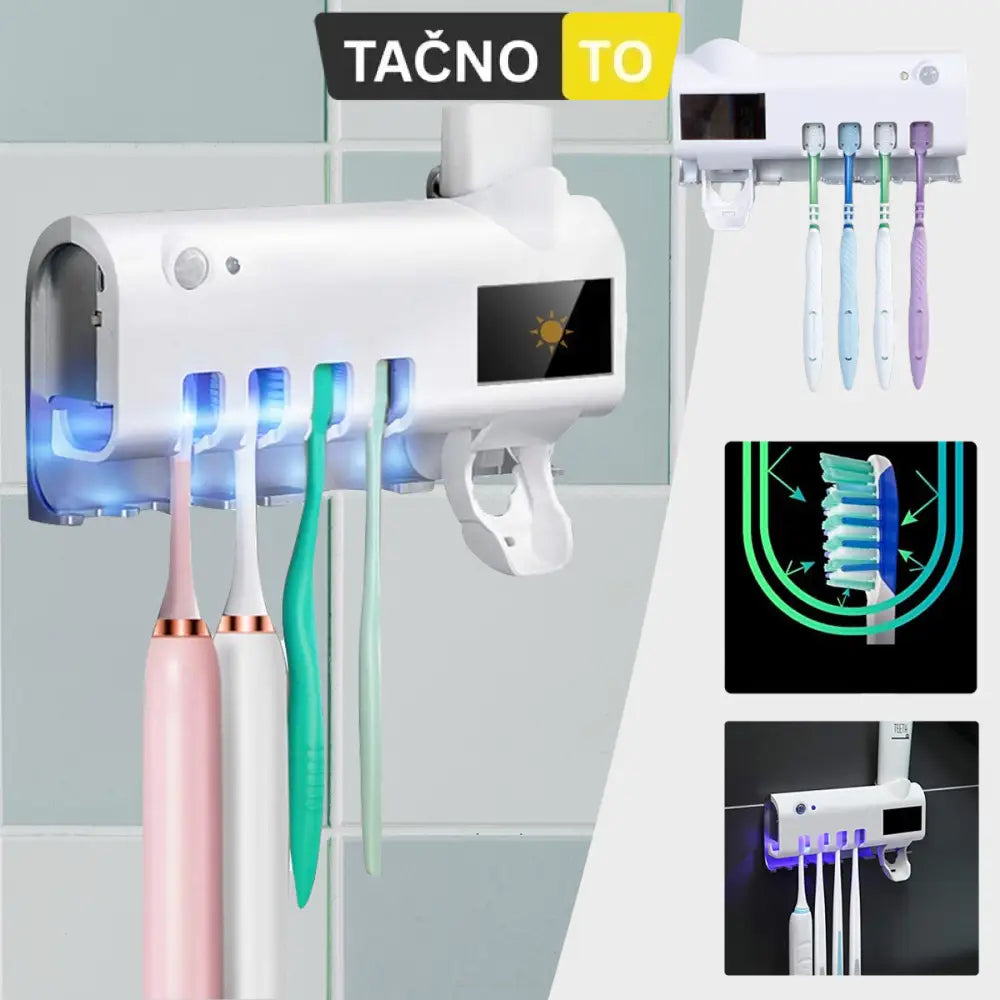 DOZATOR PASTE-DRŽAČ I STERILIZATOR ČETKICA Kućanstvo