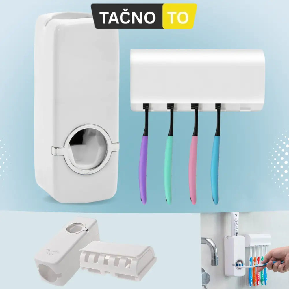 DRŽAČ ZA ČETKICE I DOZATOR PASTE Alat