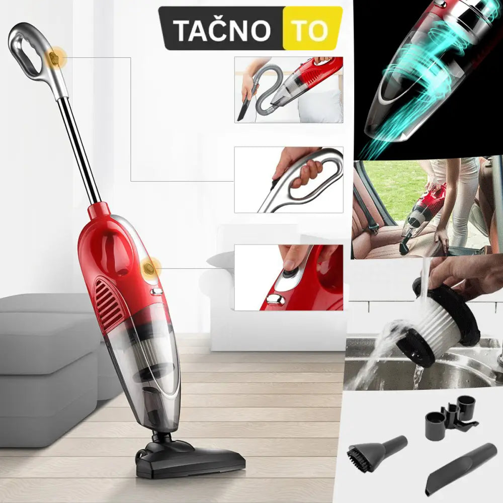 ELEKTRIČNI ŠTAPNI USISAVAČ 2 U 1 JINKE Elektronika
