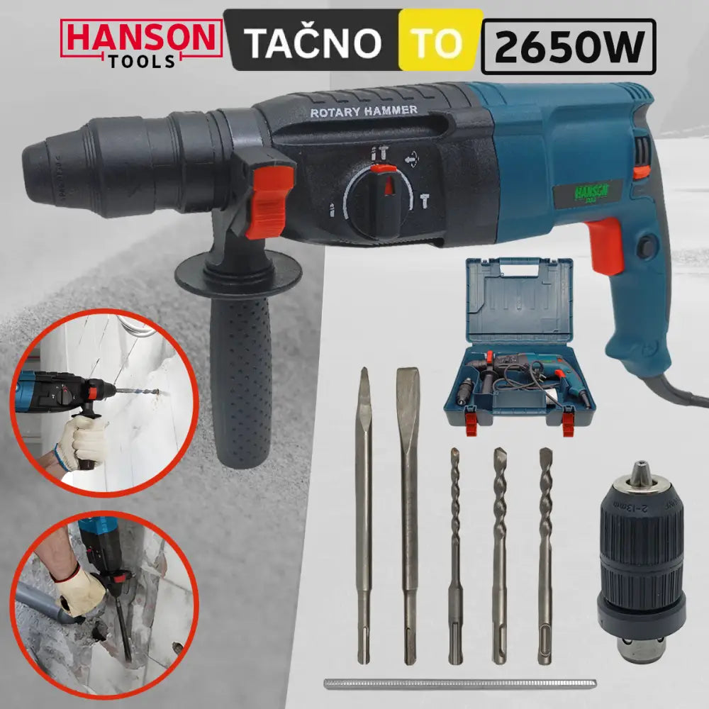 HANSON ČEKIĆ BUŠILICA 2650W