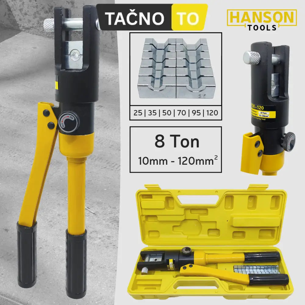 HANSON HIDRAULIČNA KLEŠTA 10-120mm2 8T Alat