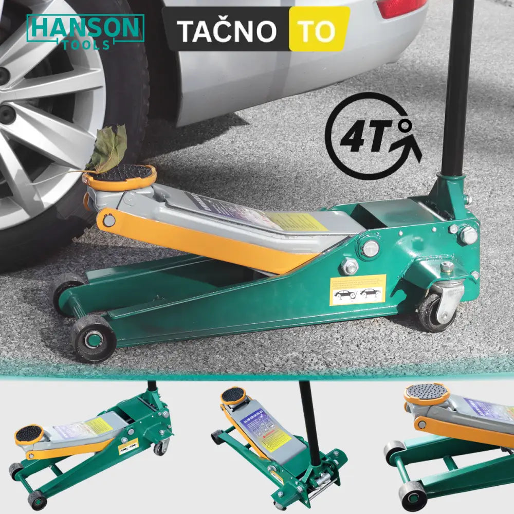 HANSON RUČNA NISKOPROFILNA HIDRAULIČNA DIZALICA 4T Alat