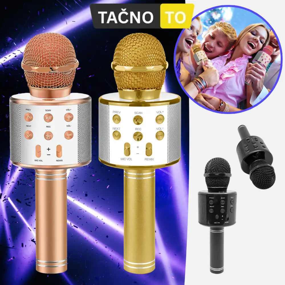 KARAOKE BLUETOOTH MIKROFON Elektronika