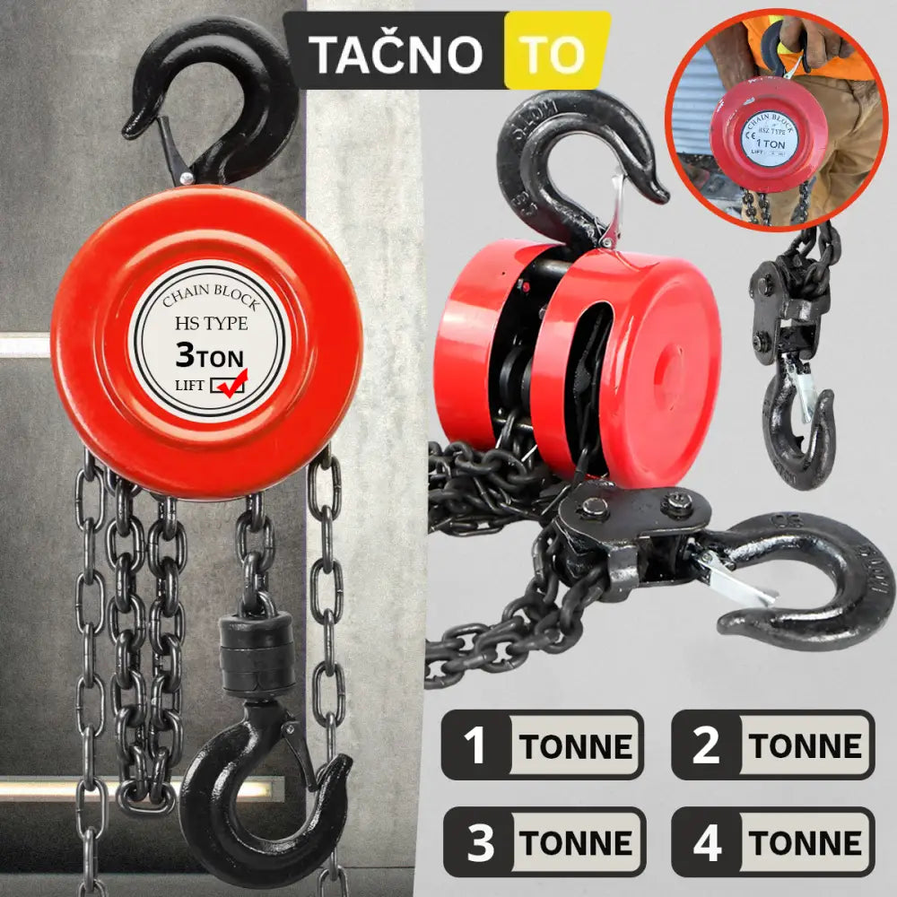 LANČANA DIZALICA 1/2 TONE