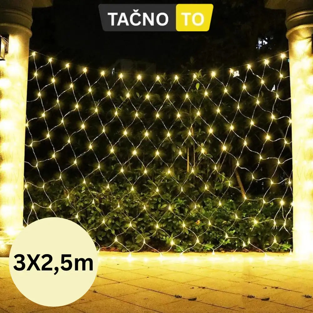 LED LAMPICE MREŽA 3x2,5m Lampice i sige