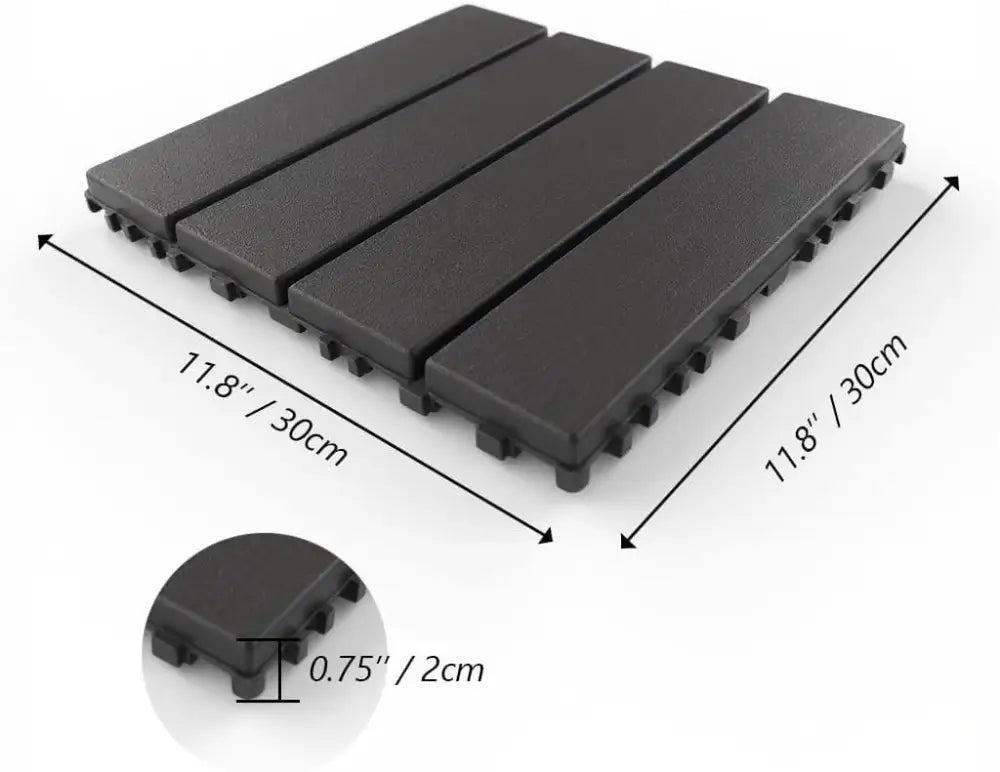 PLASTIČNE PODNE OBLOGE 30x30 cm-5 KOMADA