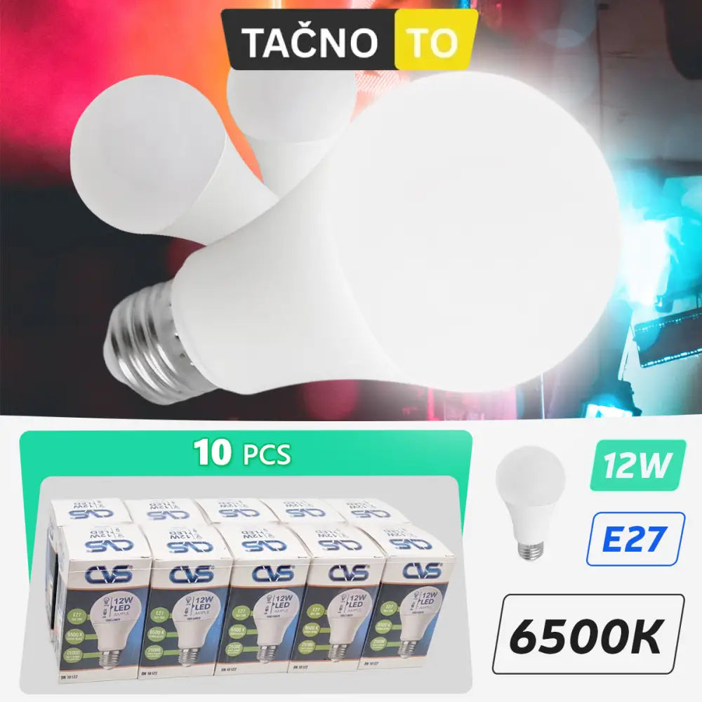 SET 10 KOM-LED SIJALICA 12 W