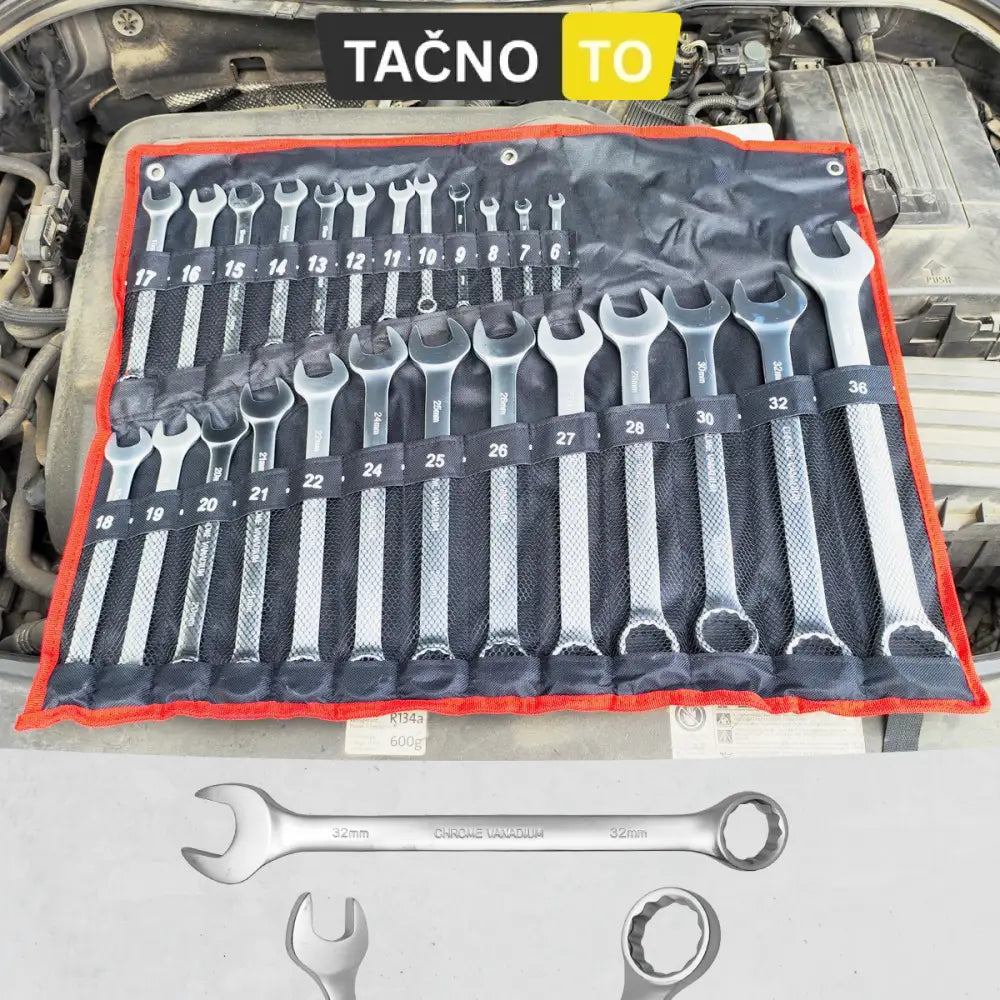 SET OKASTO VILJUŠKASTIH KLJUČEVA 6-36mm Alat