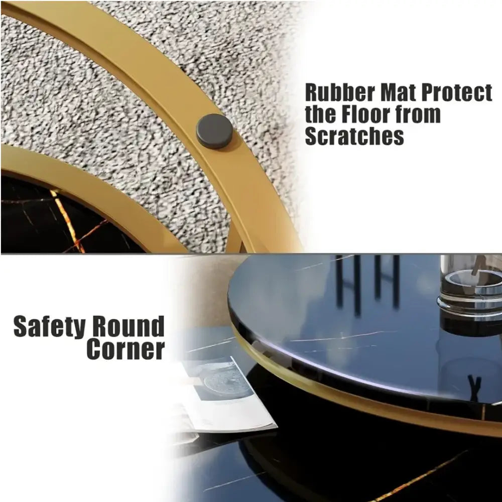 STOLIĆI ZA KAFU IMITACIJA MERMERA ’INSTYLE’ -2 KOMADA