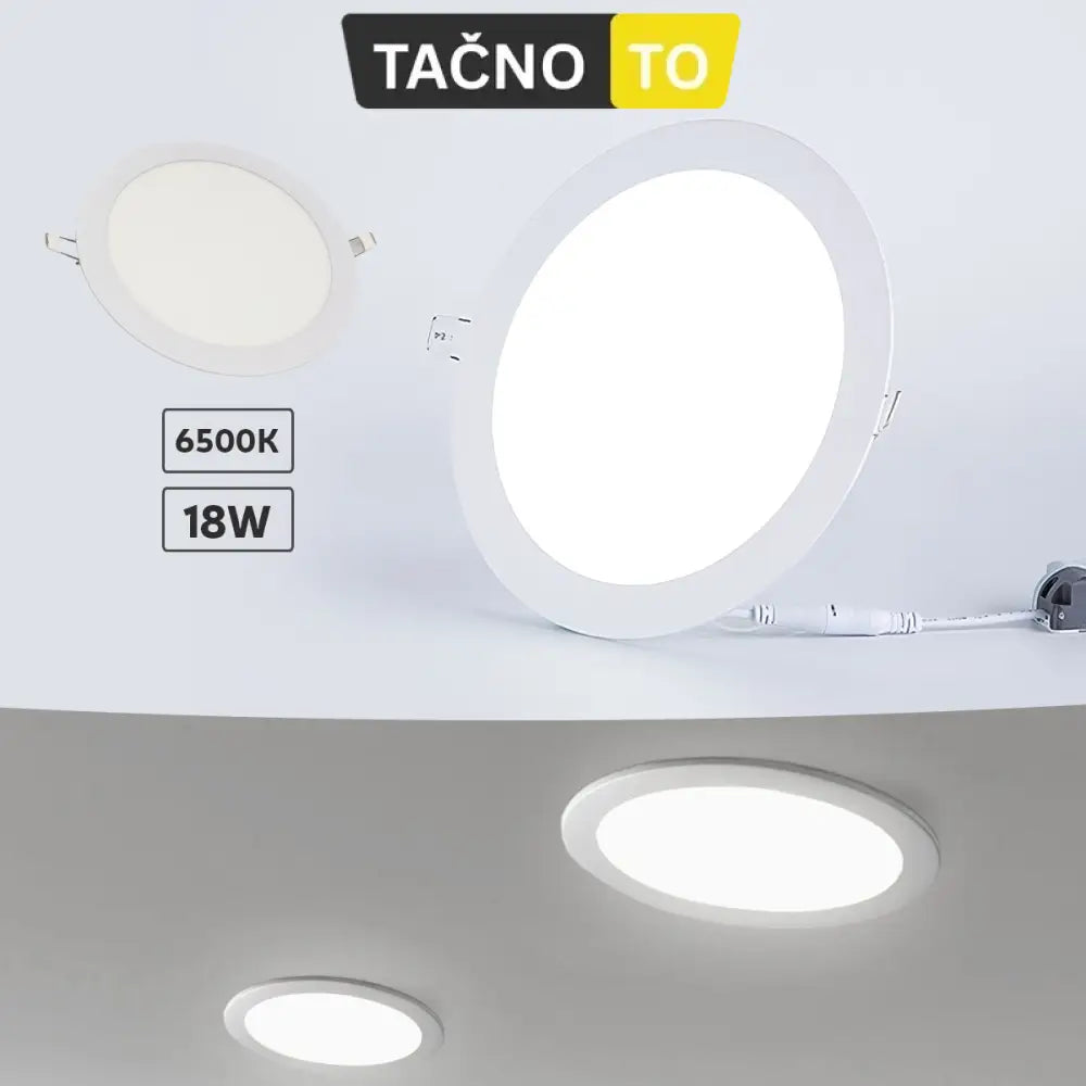 UGRADBENA LED PLAFONJERA 18W Elektronika