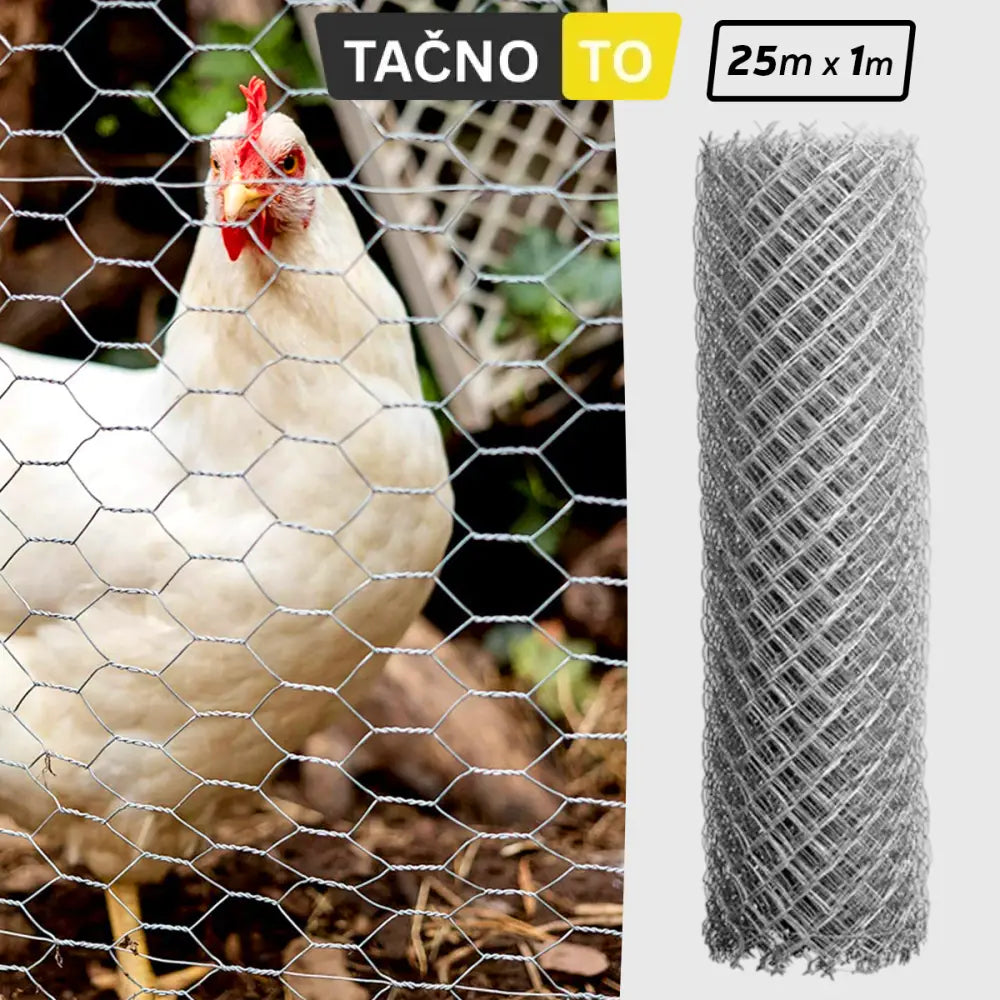 ŽICA ZA ĆUMEZ-KOKOŠINJAC 25x1M